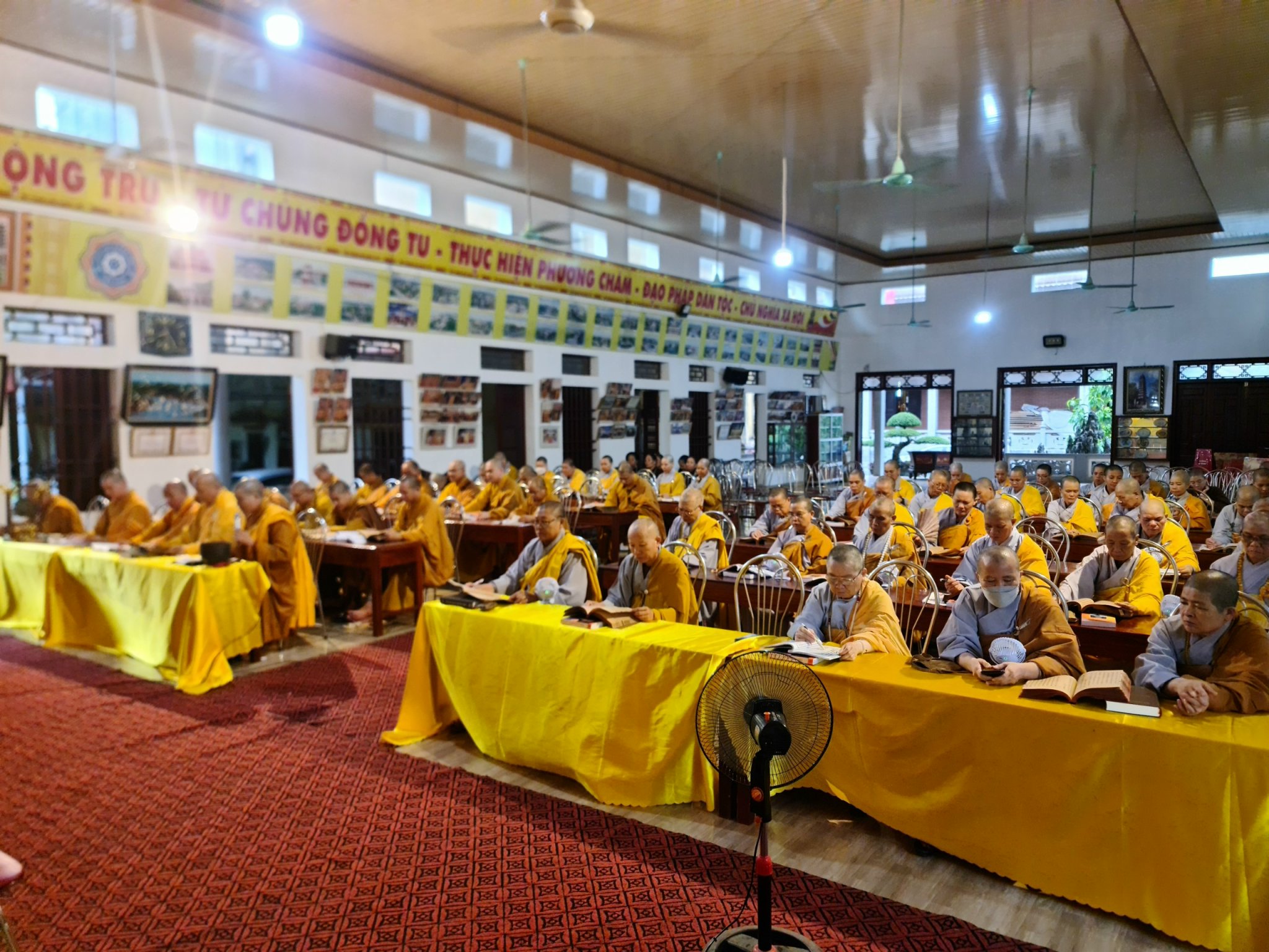 Lễ tạ Pháp trường hạ cơ sở VI chùa hoành nha Chính xã giao Tiến